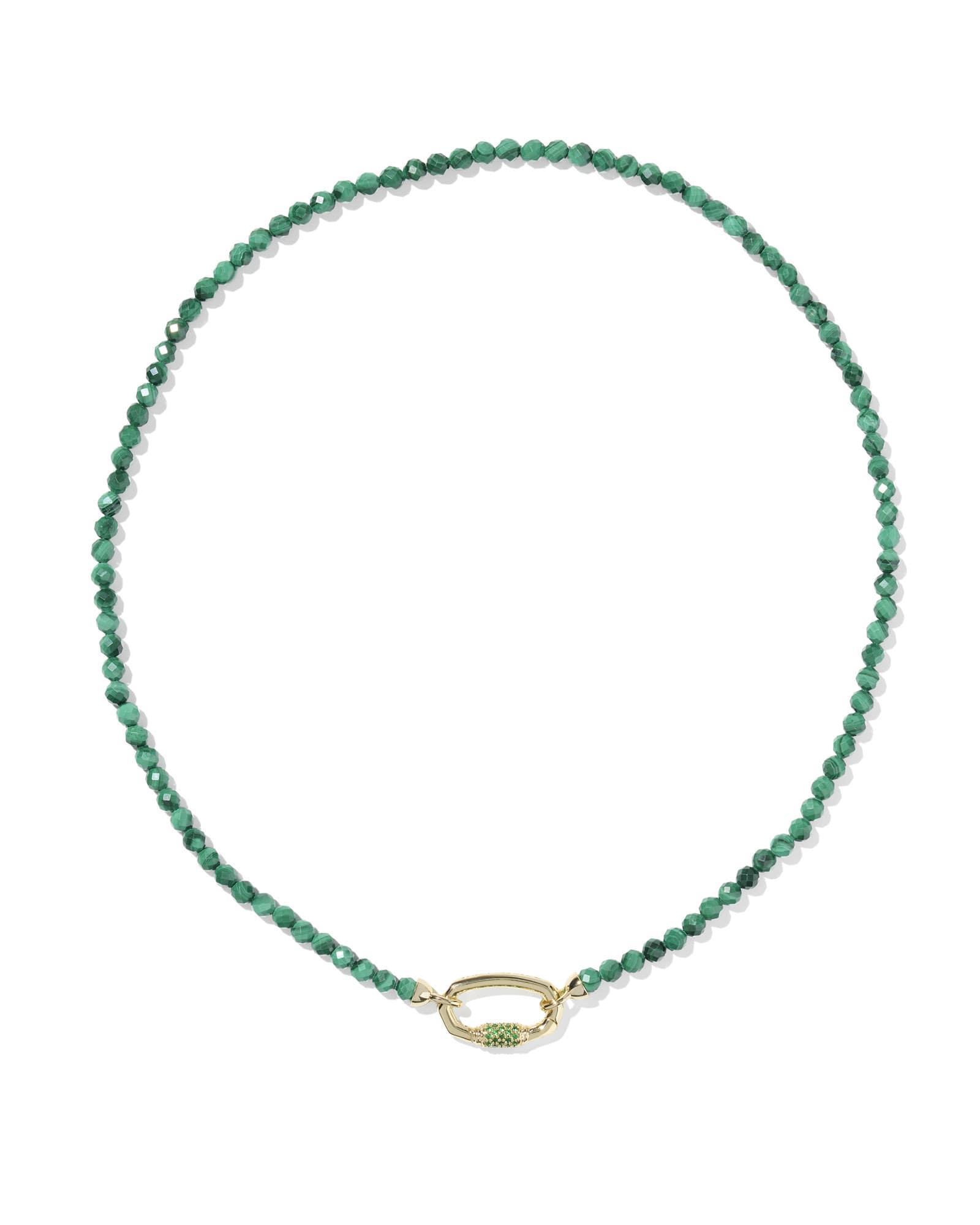 Emery Gold Beaded Strand Necklace Product Image