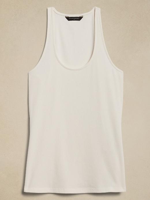 Ribbed Scoop-Neck Tank Product Image