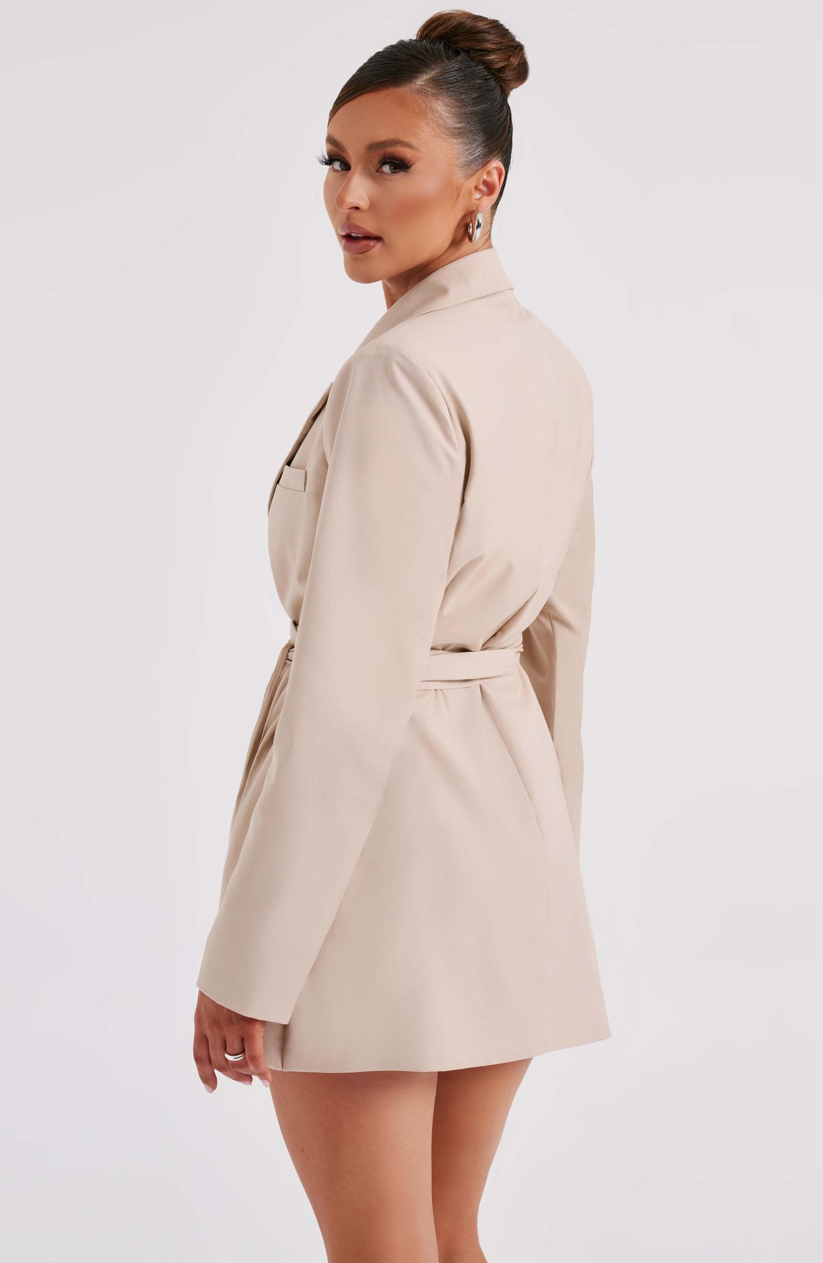 Heather Suit Dress - Beige Product Image