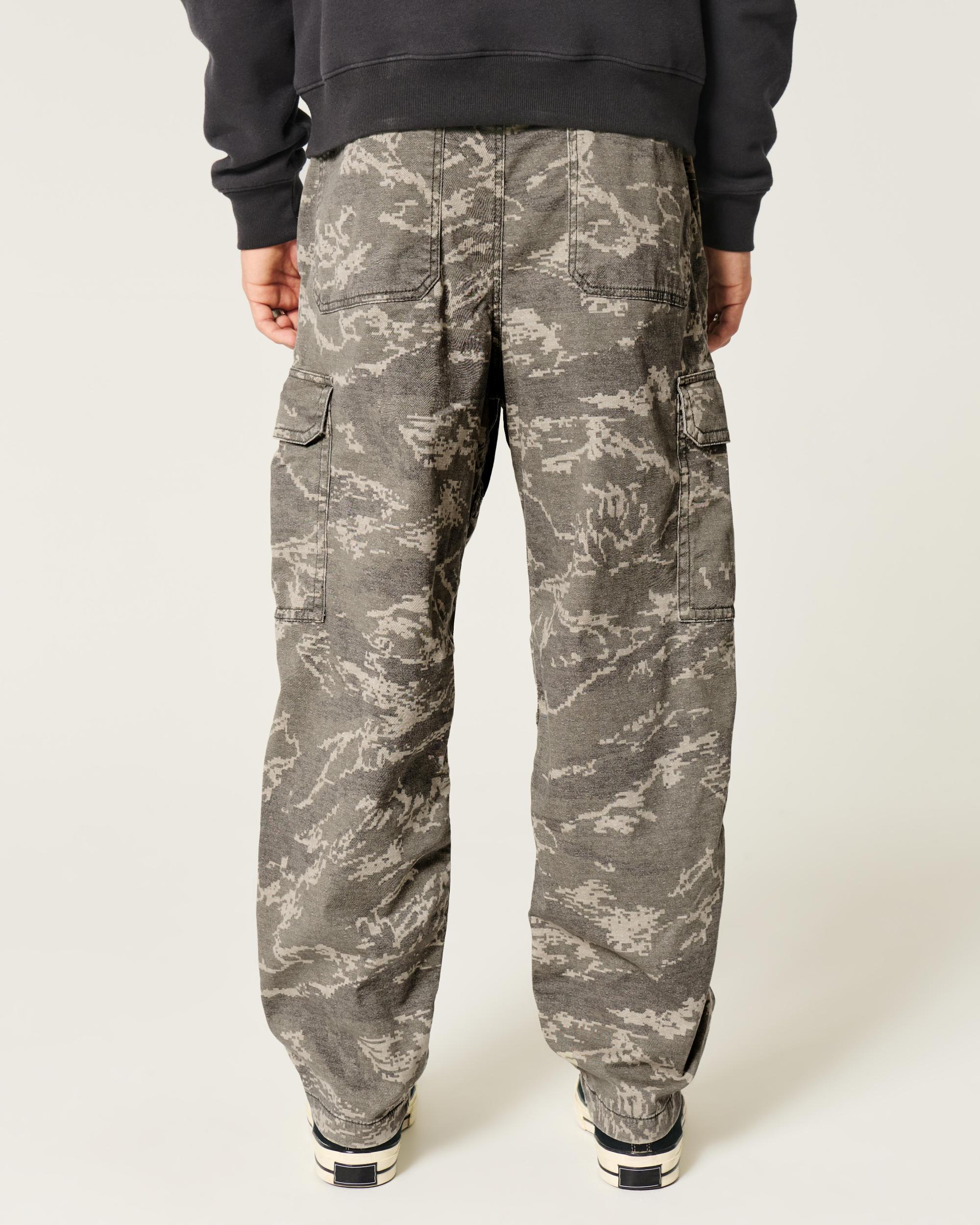 Camo Skater Baggy Cargo Pants Product Image