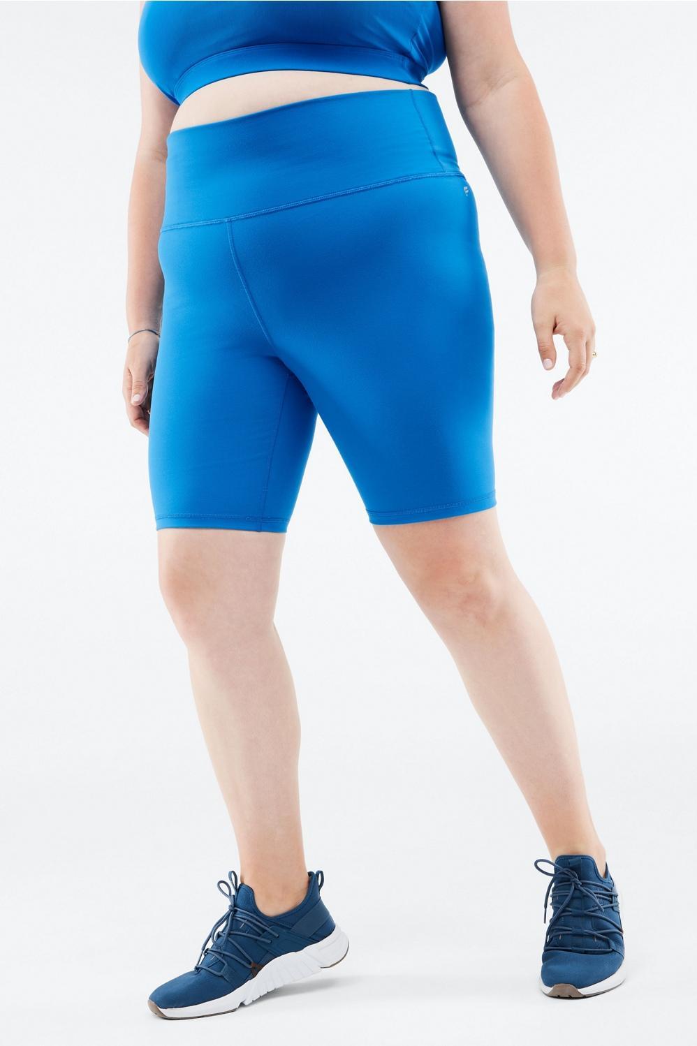 Fabletics Define High-Waisted 9 Short Womens blue Size XL Product Image