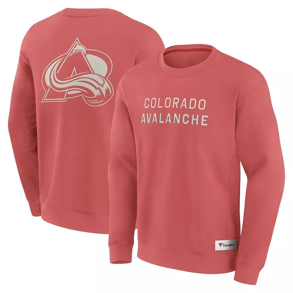 Men's Fanatics Red Colorado Avalanche Elements Future Ground Lettering Pullover Sweatshirt, Size: 2XL Product Image