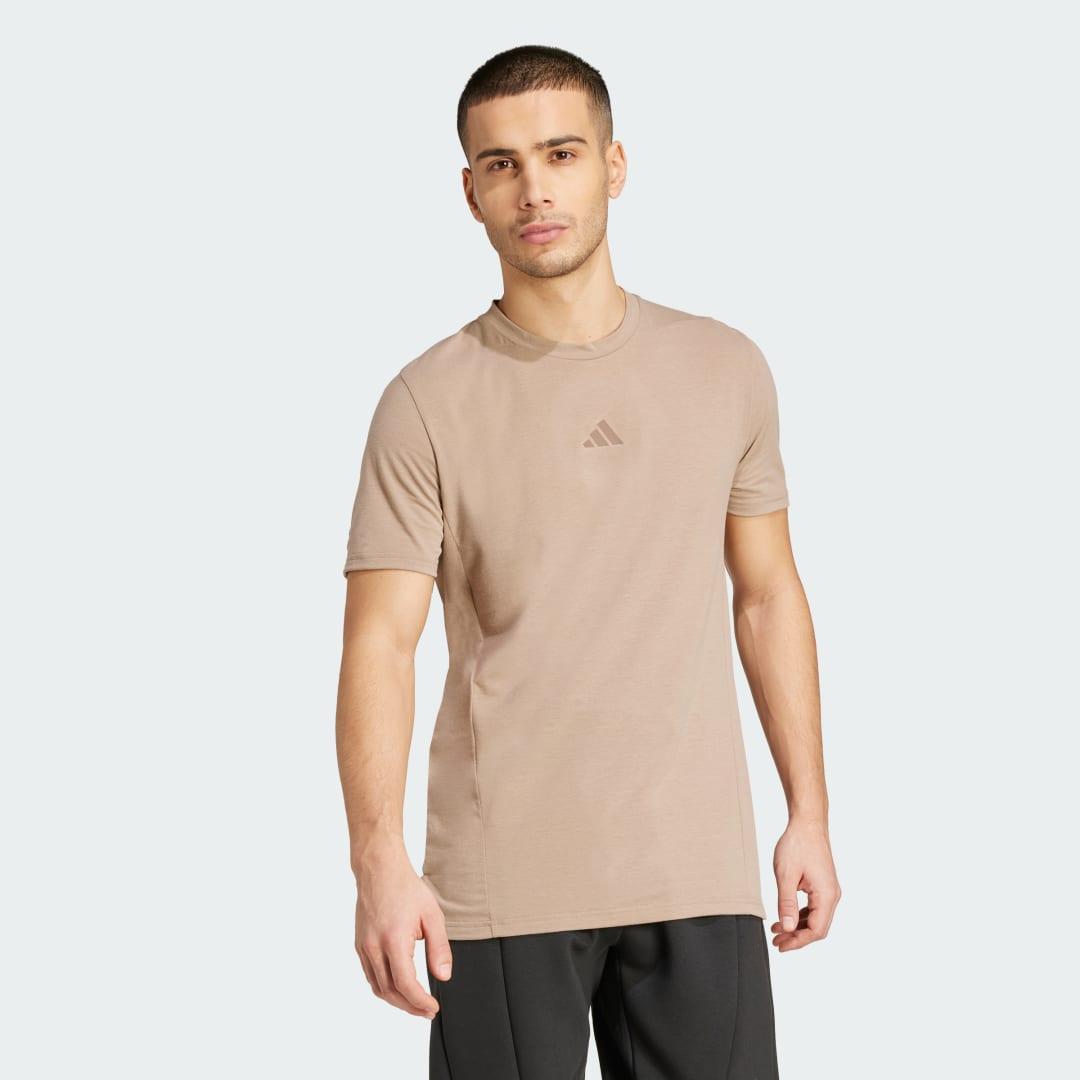adidas Designed for Training Workout Tee Pure Ruby L Mens Product Image