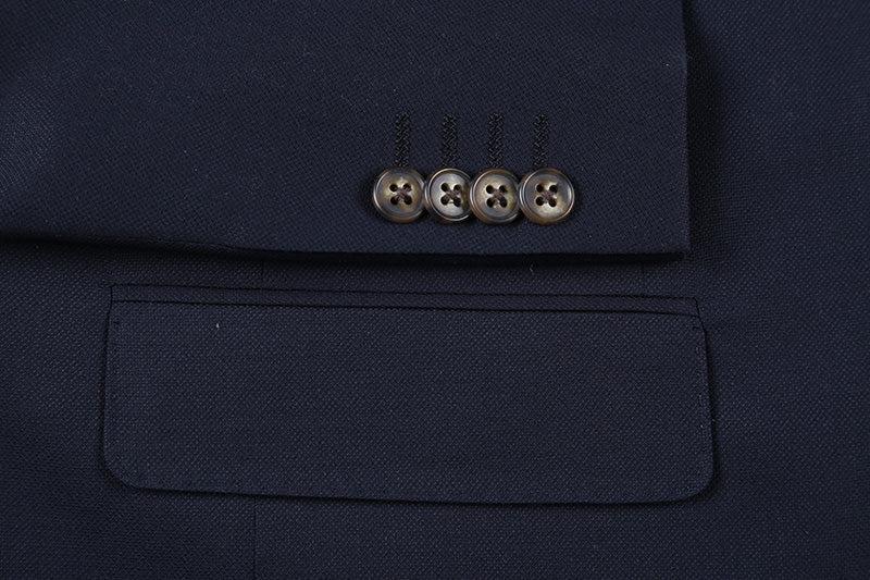 (Limited Sizes) Regular Fit Midnight Navy Wool Blazer Product Image