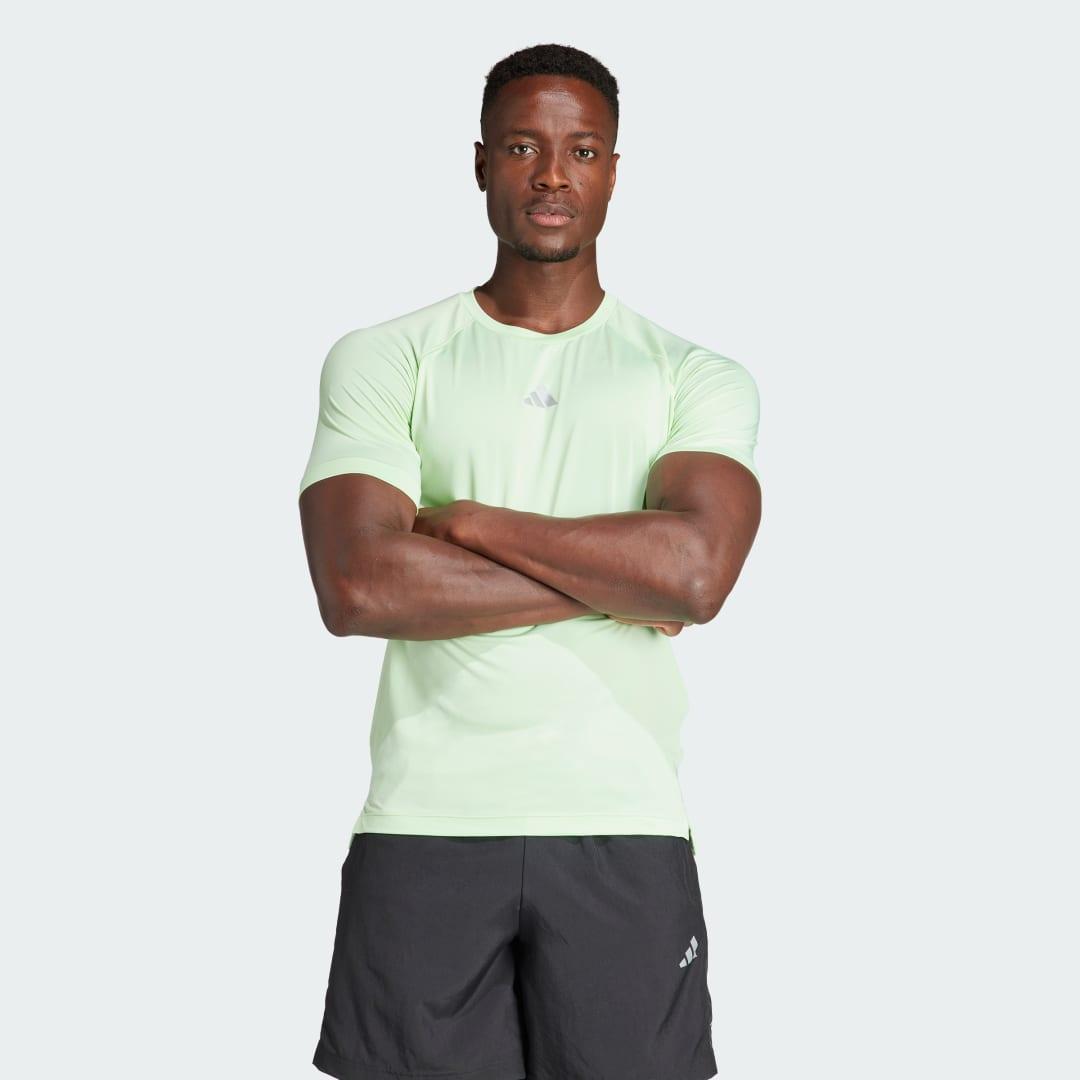 Men's adidas Gym+ Training Tee, Size: XXL, Semi Blue Burst Product Image
