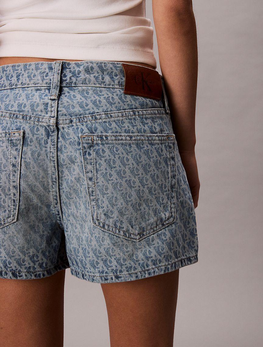 90s Fit Printed Denim 3" Short Product Image