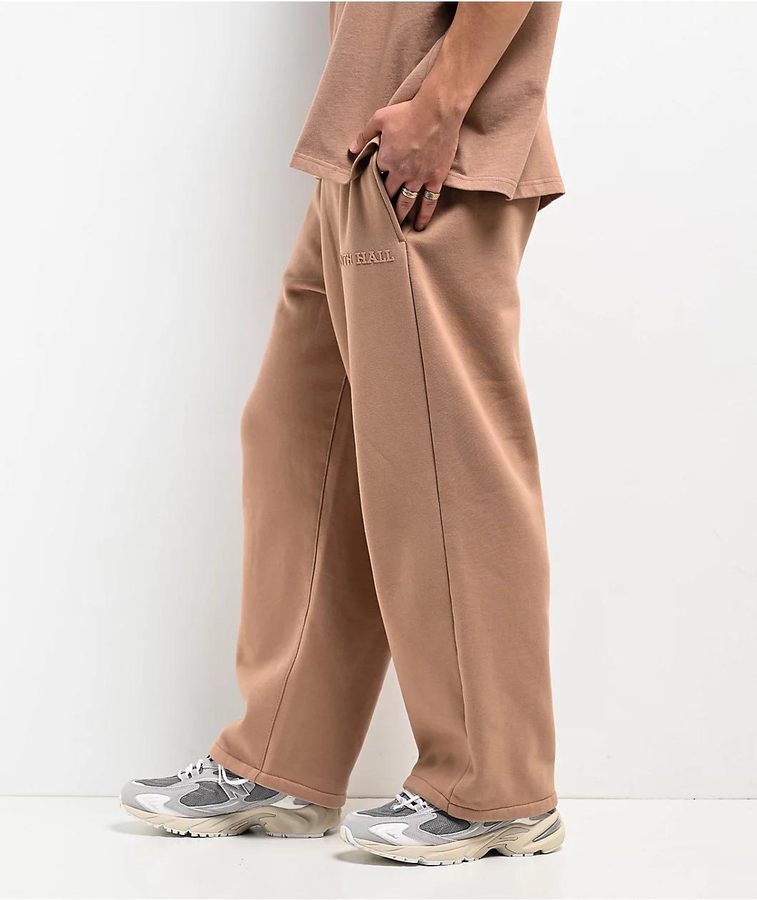 Ninth Hall Crane Brown Oversized Crewneck Sweatshirt Product Image