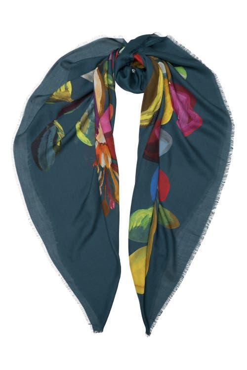 Elizabetta Catrina - Large Modal Cashmere Scarf for Women in Moss Green at Nordstrom Product Image