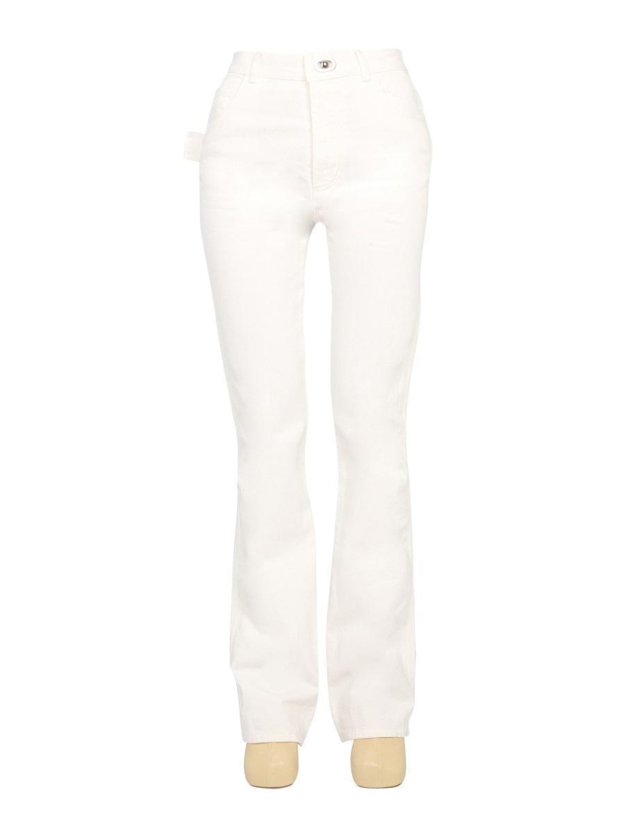 BOTTEGA VENETA Flare Jeans In White Product Image