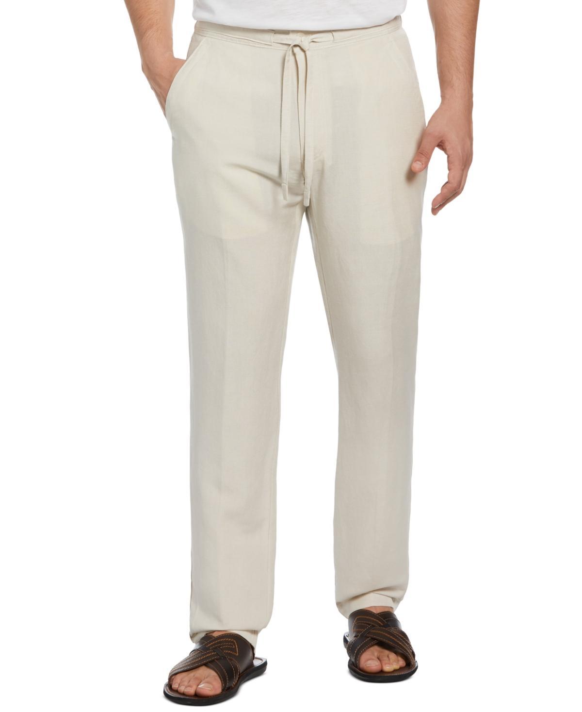 Men's Cubavera Linen Blend Drawstring Pants, Size: XXLARGE 32, Silver Product Image