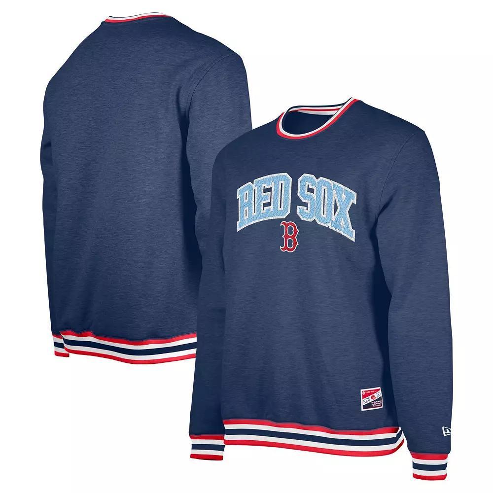Men's New Era Navy Boston Red Sox Father's Day Pullover Sweatshirt, Size: XL, Blue Product Image