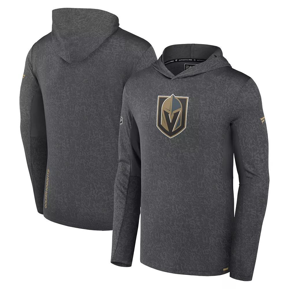 Men's Fanatics Branded  Gray Vegas Golden Knights Authentic Pro Lightweight Pullover Hoodie, Size: Small, Lvk Charco Product Image