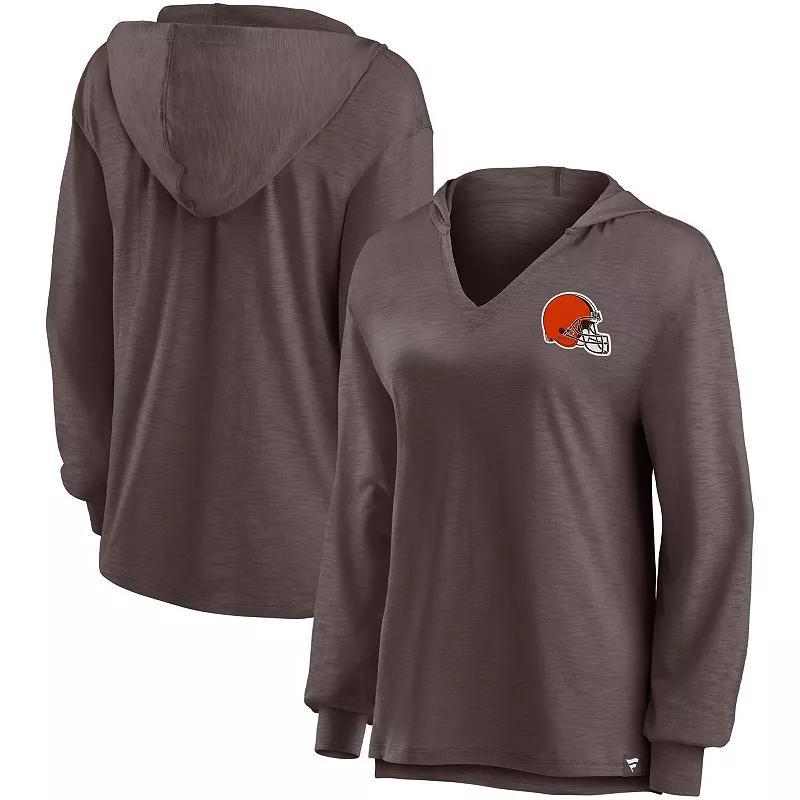 Womens Fanatics Branded Cleveland s Jumper V-Neck Pullover Hoodie Product Image