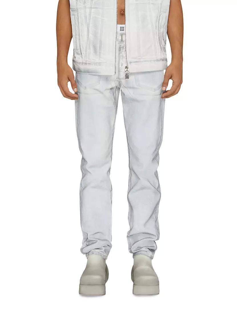 Straight Fit Jeans in Painted Denim Product Image