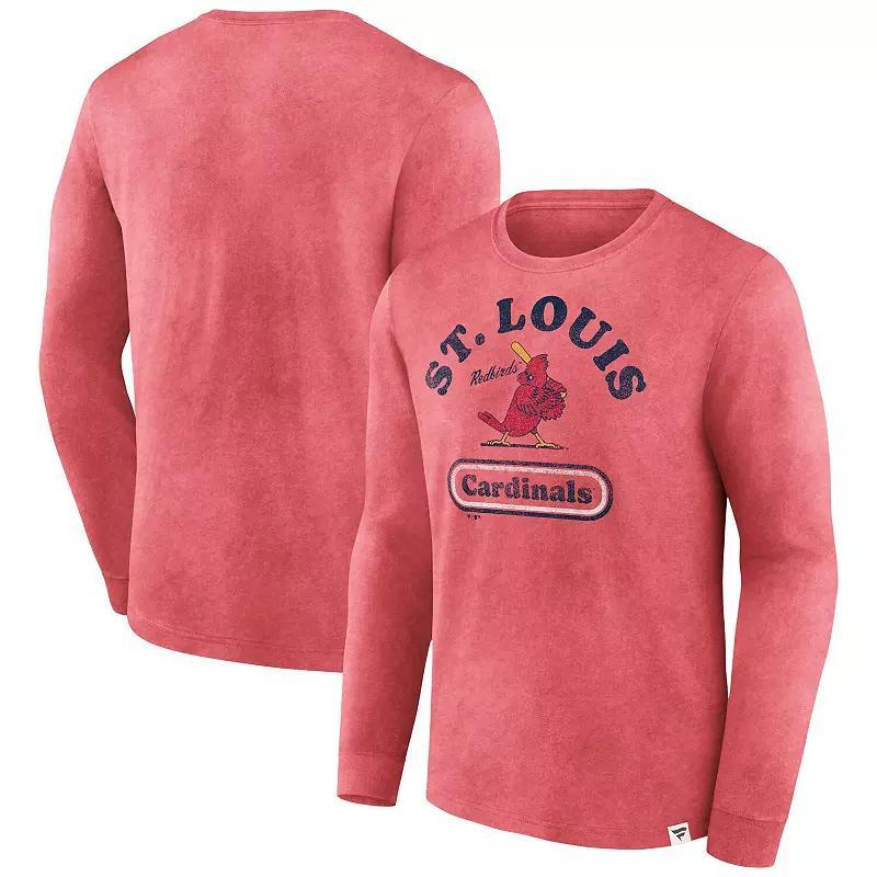 Men's Fanatics Red St. Louis Cardinals Circus Catch Long Sleeve T-Shirt, Size: 2XL Product Image