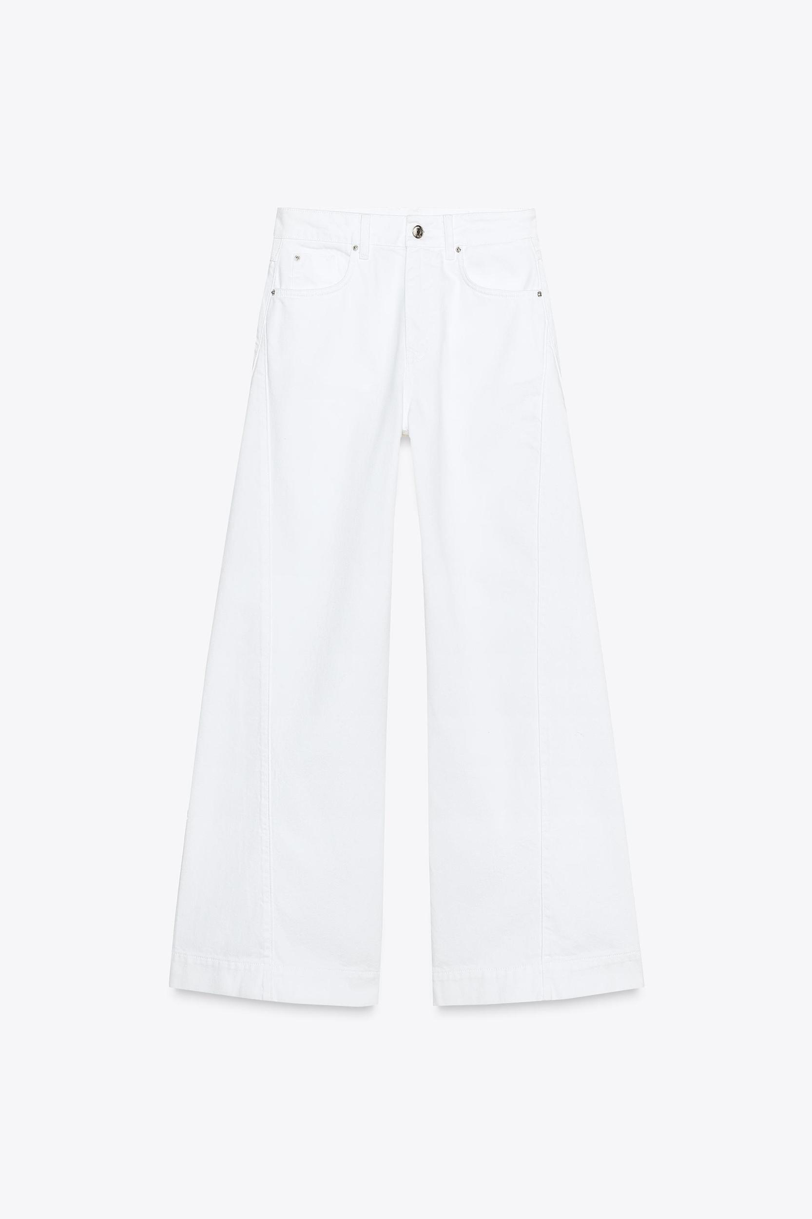 Z1975 WIDE LEG MID-RISE JEANS WITH SIDE SEAMS Product Image