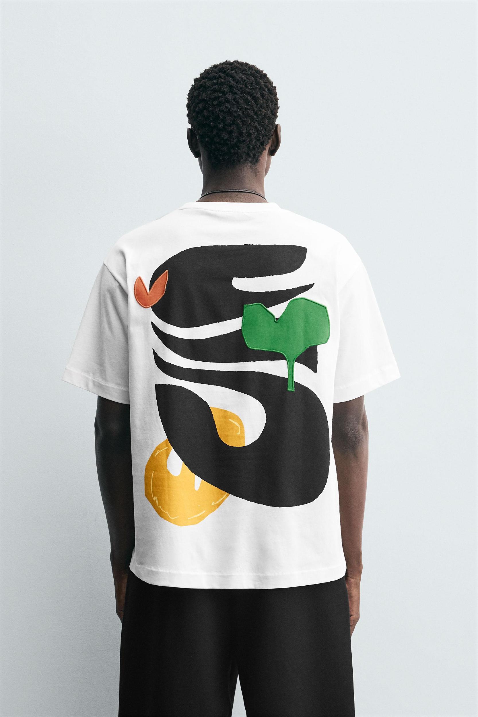 CONTRAST PATCH T-SHIRT Product Image