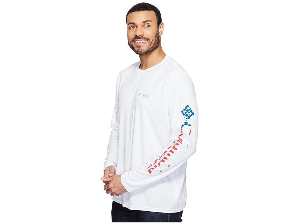 Columbia Mens Terminal Tackle PFG Logo Print Long Sleeve Shirt- Product Image