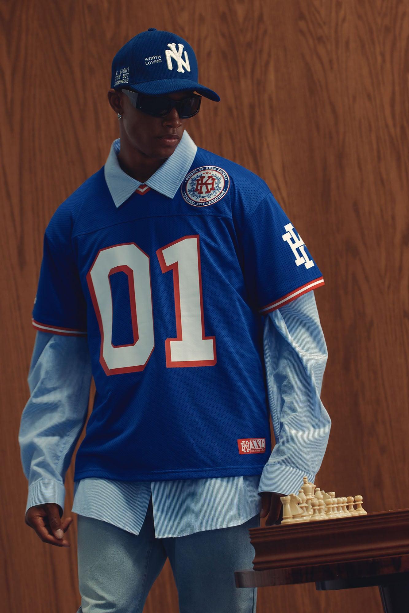 Short Sleeve Grind Academy Jersey - Blue Product Image