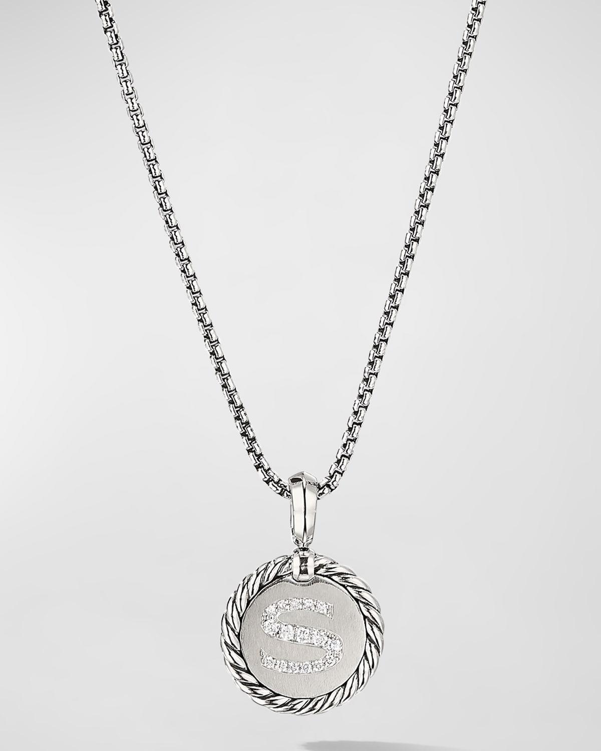 David Yurman Sterling Silver Cable Collectibles Initial Charm Product Image