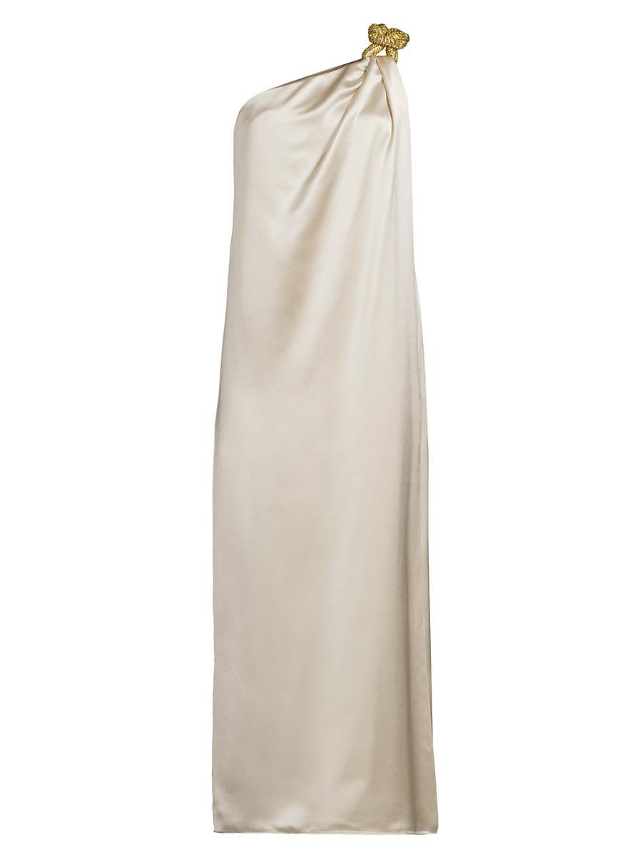 Womens Shea Embellished Knot One-Shoulder Dress Product Image