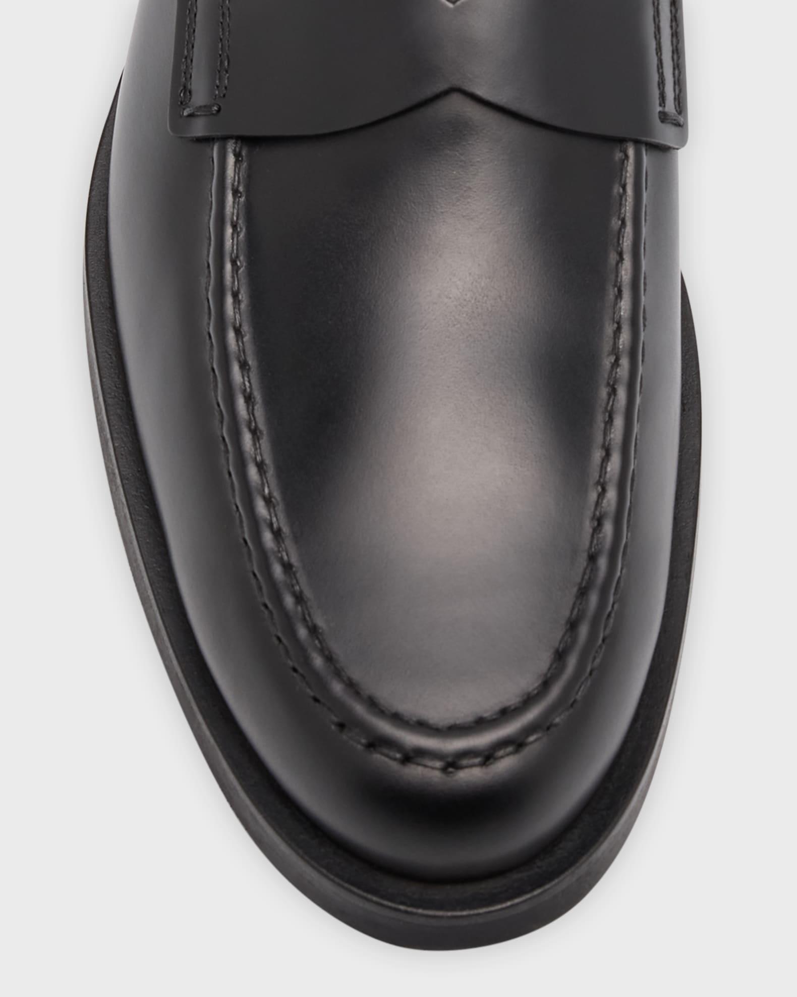 Men's Leather Moccasin Penny Loafers Product Image