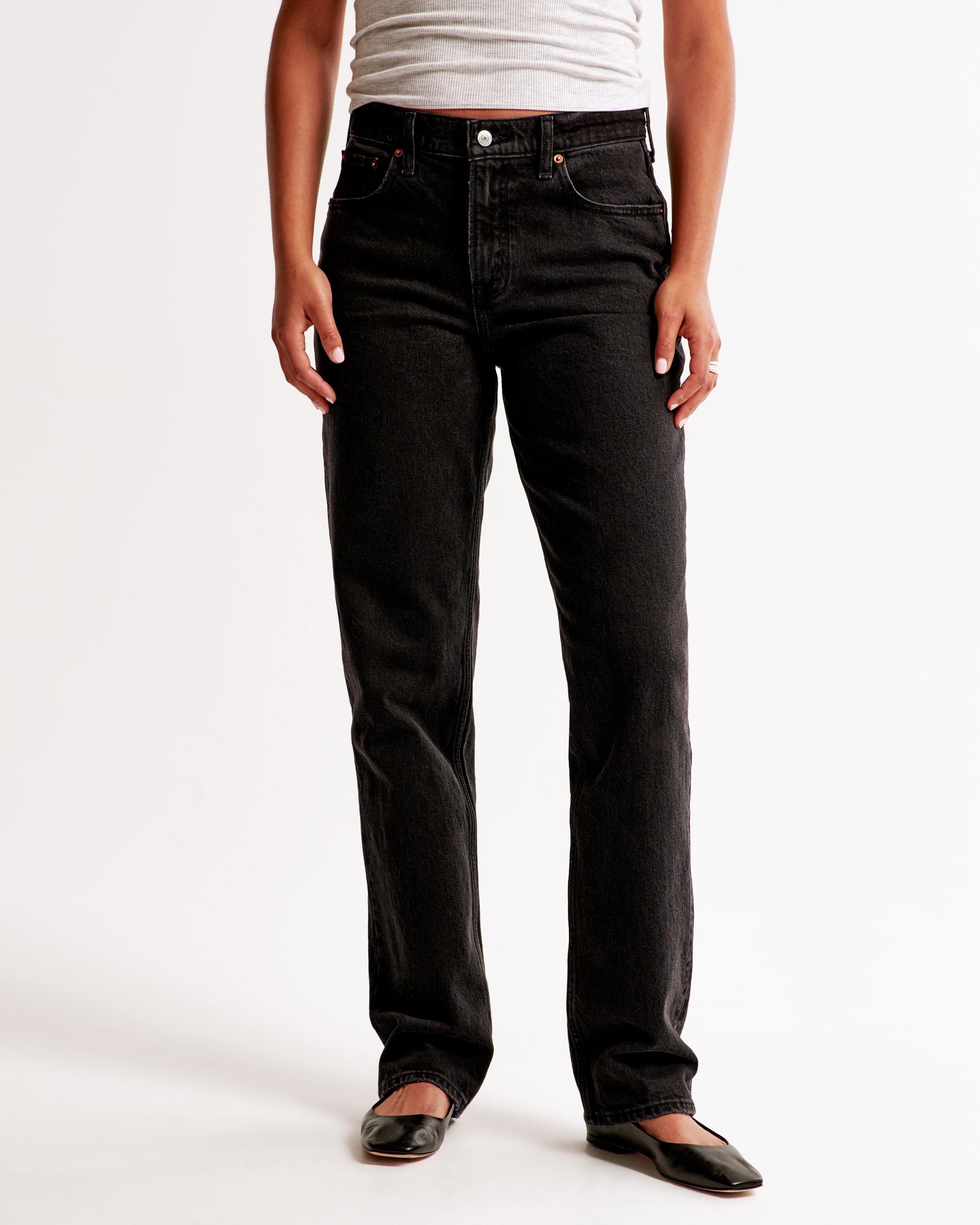 Curve Love Mid Rise 90s Straight Jean Product Image