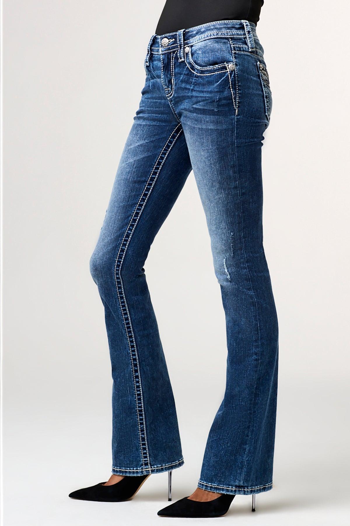 Louise Wings Bootcut Jeans Product Image