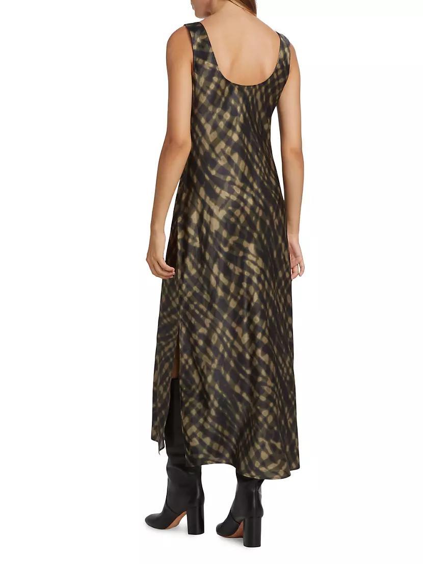 Kailani Abstract Scoopneck Midi-Dress Product Image