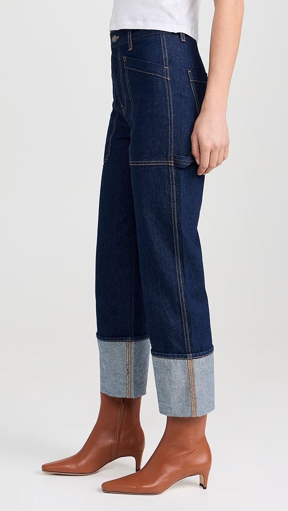 Veronica Beard Jean Dylan High Rise Straight Leg Jeans | Shopbop Product Image