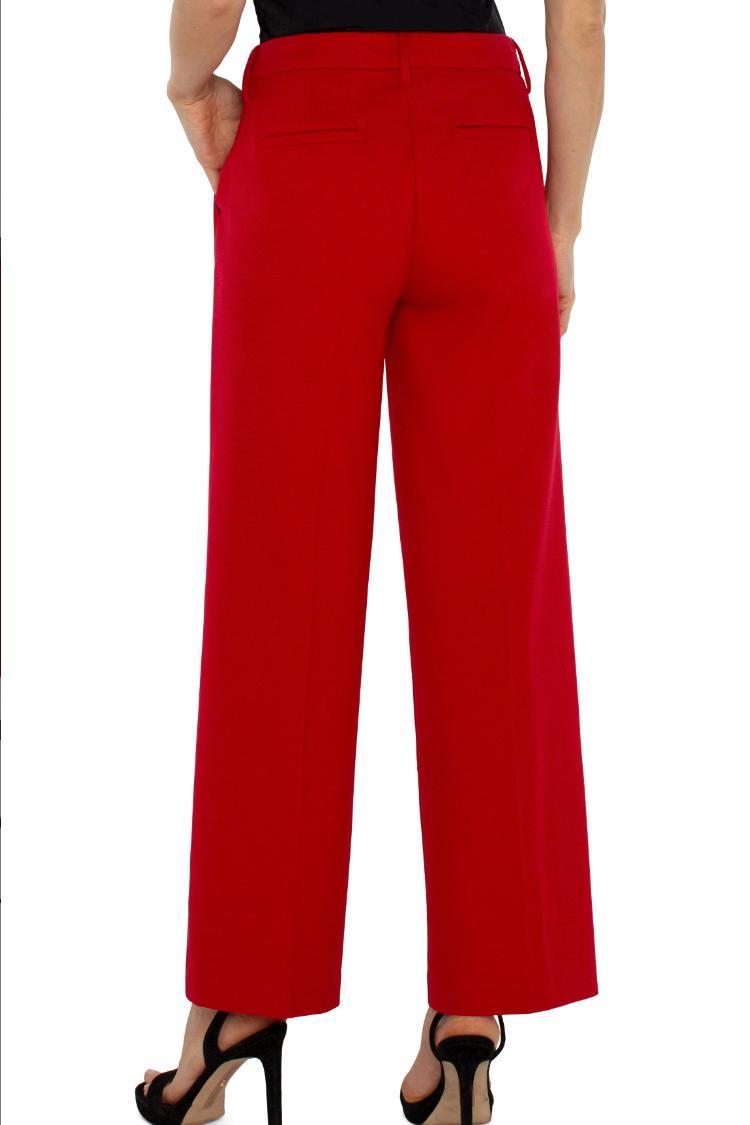 Kelsey Wide Leg Trouser 31" inseam - Tango Red Product Image