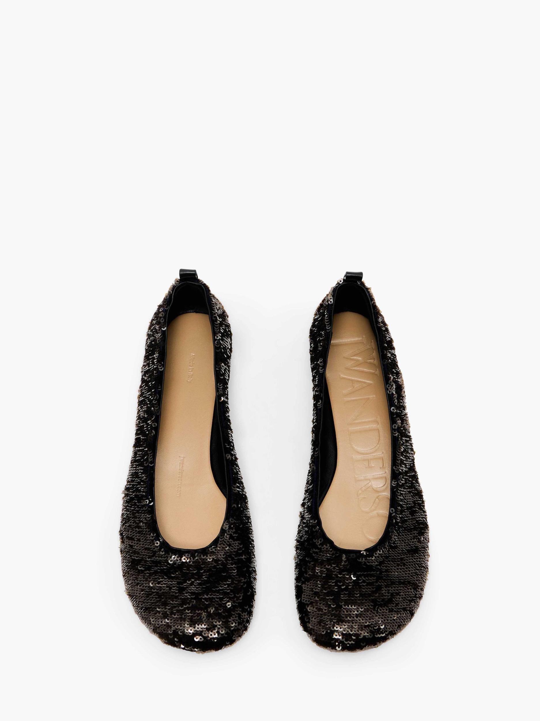 BALLERINAS WITH ALL-OVER SEQUIN Product Image