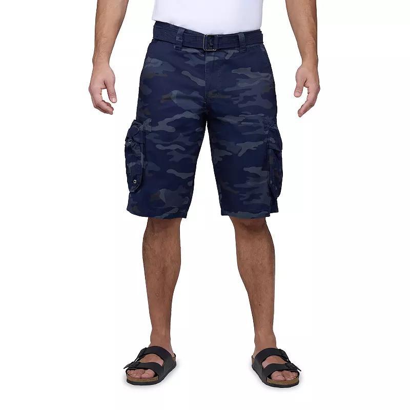 Men's RAW X by Xray Regular-Fit Belted Cargo Shorts, Size: 30, Green Product Image