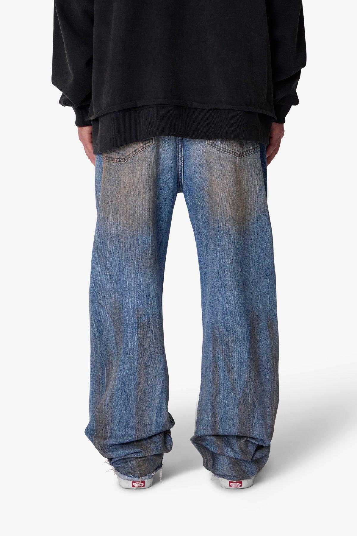 Ultra Baggy Ran Over Denim - Blue Product Image