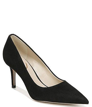 Sam Edelman Vienna Suede Pointed Toe Pumps Product Image