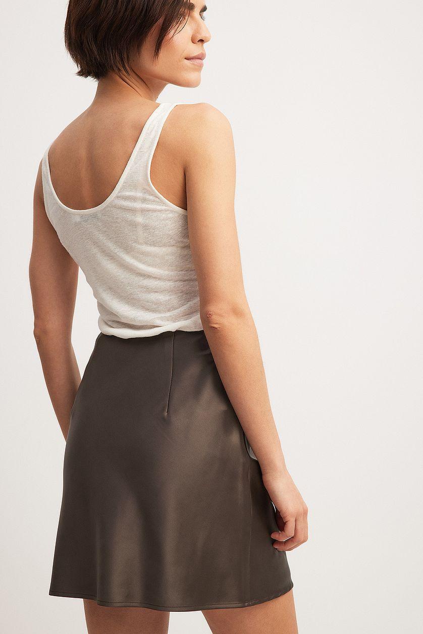 Mini Satin Skirt Product Image