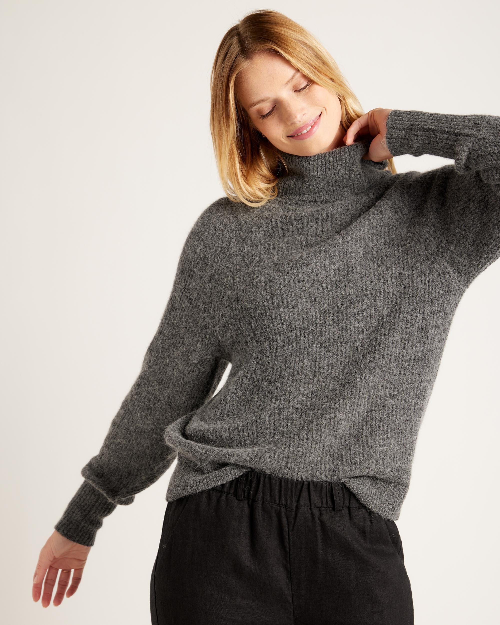 Quince | Women's Alpaca Turtleneck Sweater Size XL Product Image