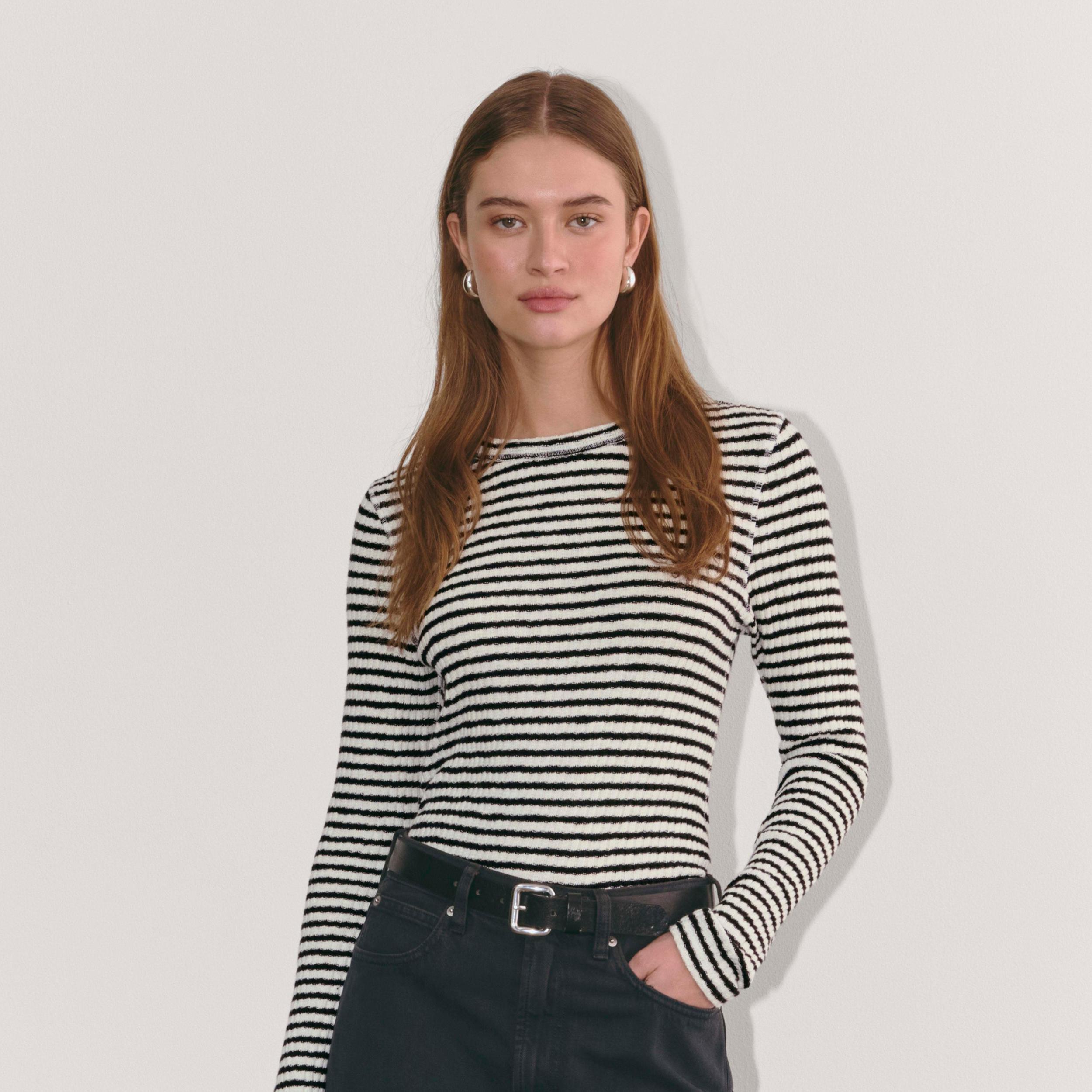 Womens Cozy Rib Long-Sleeve Tee Sweater by Everlane Product Image