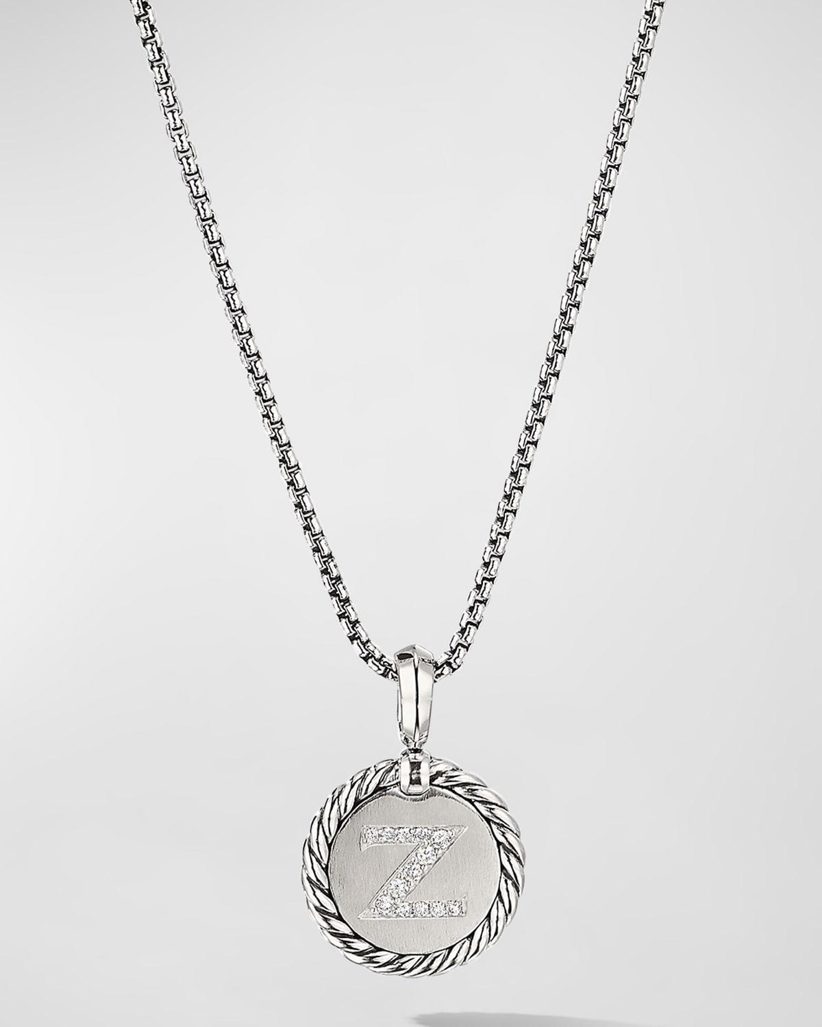 David Yurman Sterling Silver Cable Collectibles Initial Charm Product Image