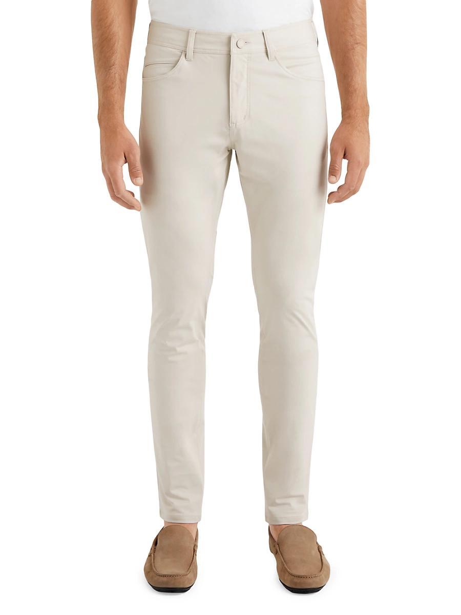 Rhone Commuter Men's Slim Fit Five Pocket Pants in Iron at Nordstrom, Size 36 Product Image