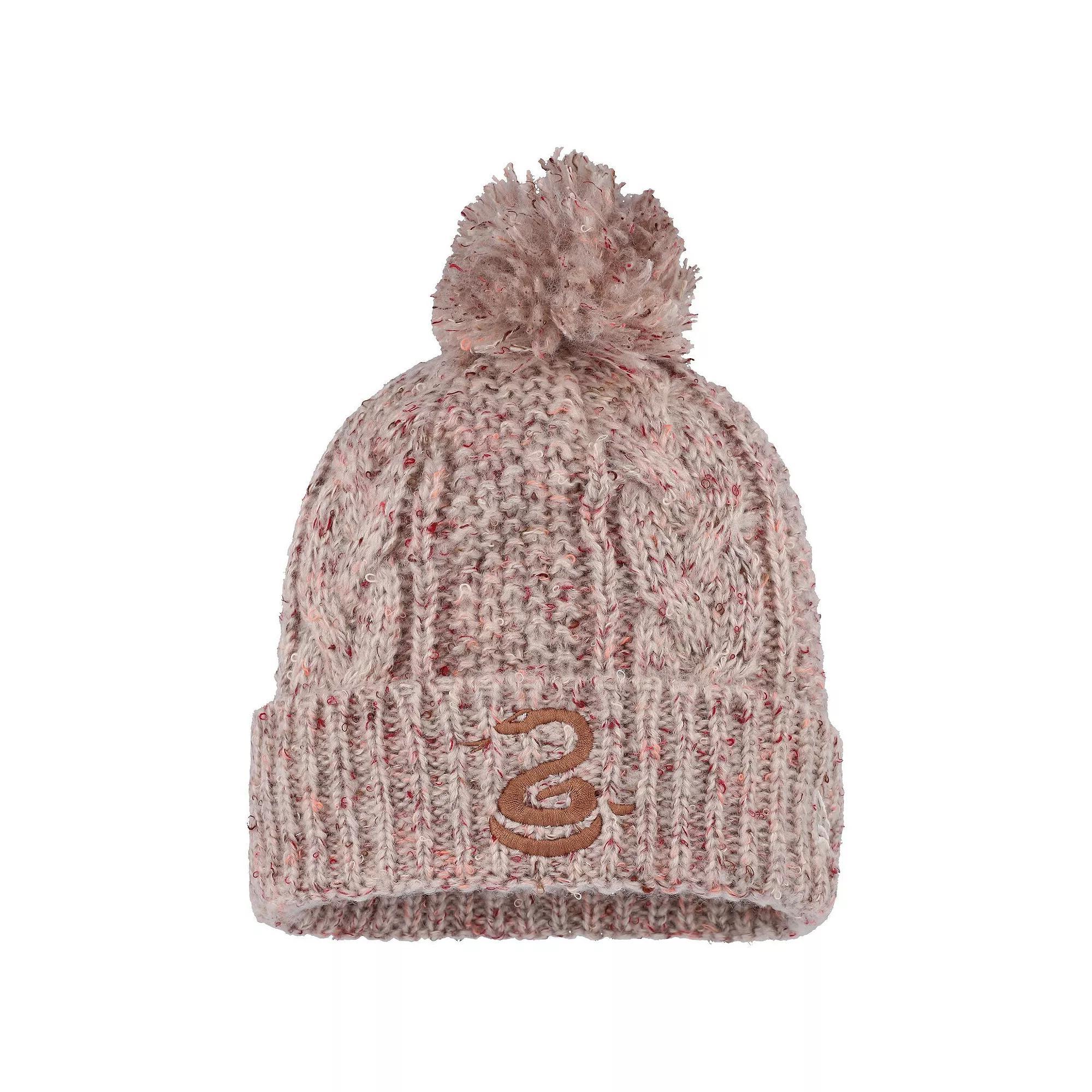 Womens New Era Tan Philadelphia Union Cuffed Knit Hat with Pom Product Image