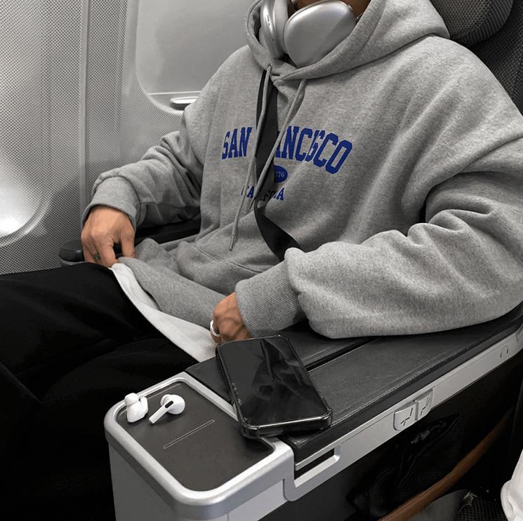 RT No. 6683 LETTERED SAN FRANCISCO PULLOVER HOODIE Product Image