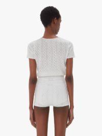 POINTELLE CAP SLEEVE TOP in white | JW Anderson US  Product Image