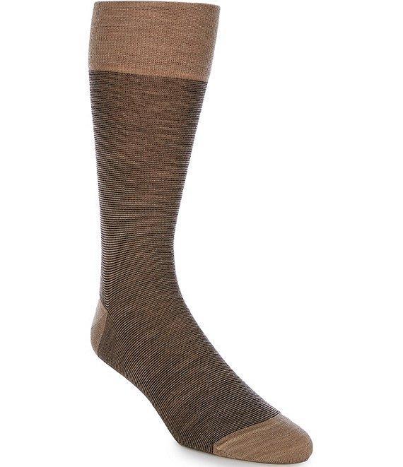 Cremieux Micro Stripe Rib Crew Dress Socks Product Image