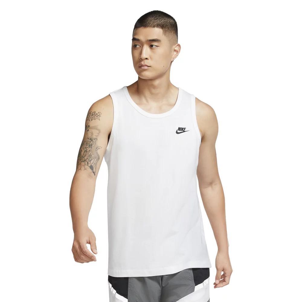 Men's Nike Club Tank Top, Size: XL, White Product Image