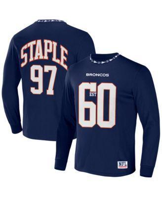 Mens Nfl X Staple Navy Chicago Bears Core Long Sleeve Jersey Style T-shirt Product Image