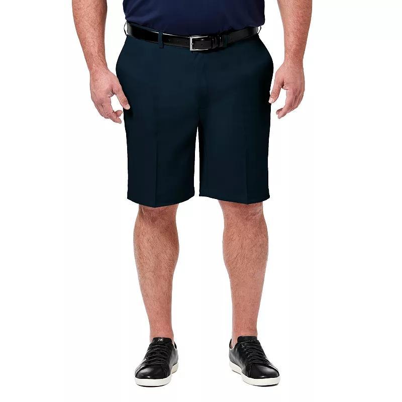 Big & Tall Haggar Cool 18 Flat-Front Pro Shorts, Mens Product Image