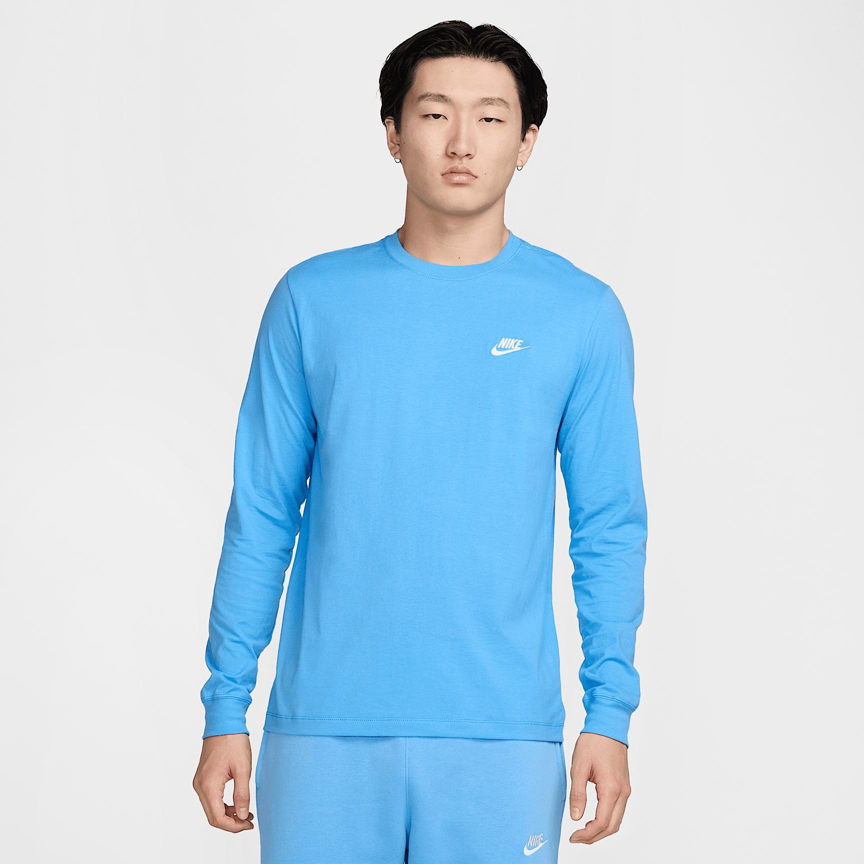 Nike Sportswear Club Men's Long-Sleeve T-Shirt Product Image