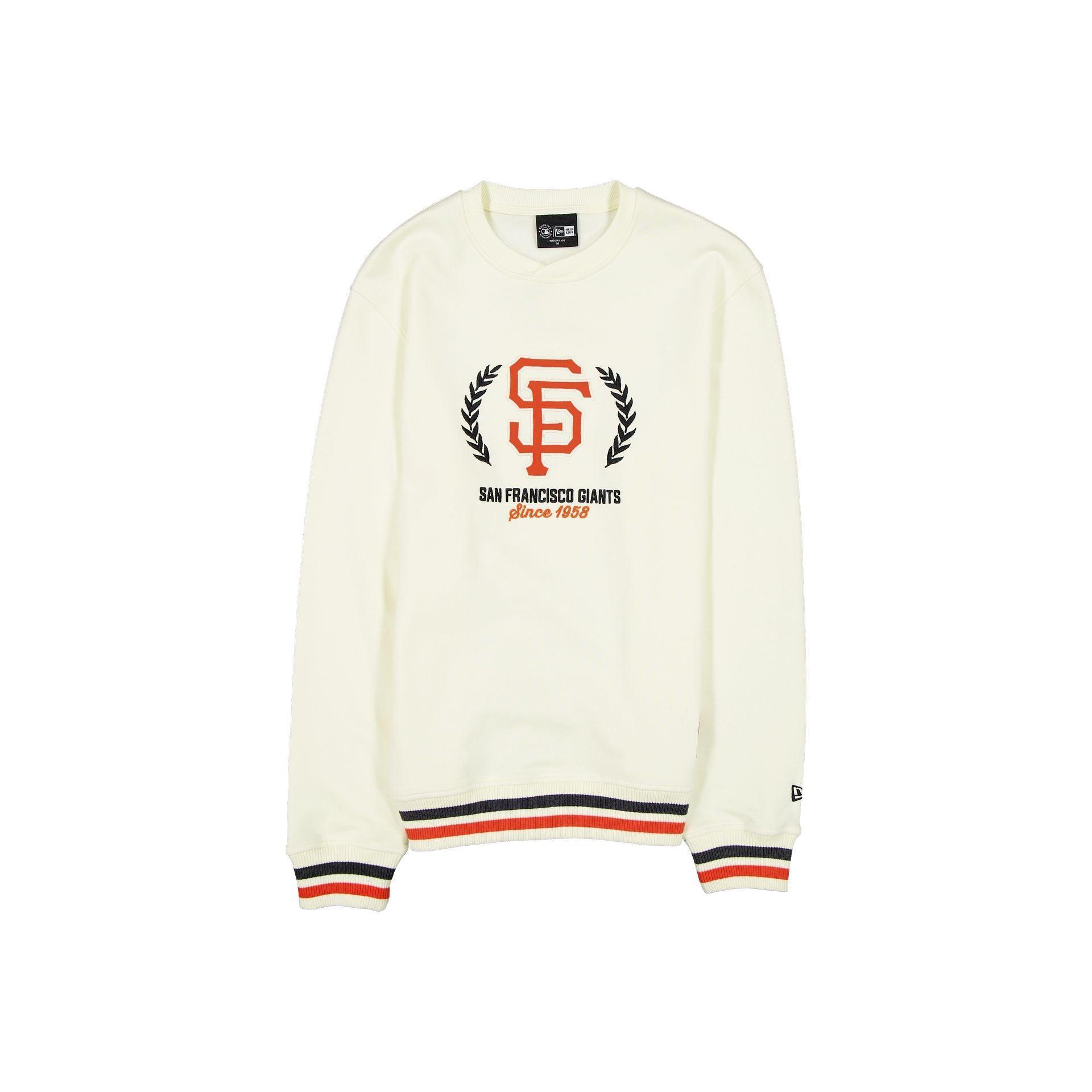 Houston Astros Throwback Chrome White Crewneck Male Product Image