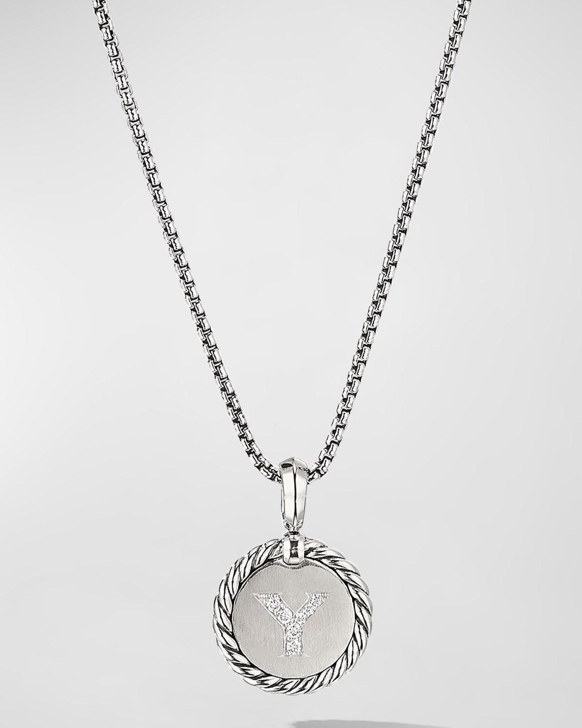 David Yurman Sterling Silver Cable Collectibles Initial Charm Product Image